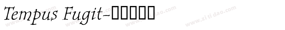 Tempus Fugit字体转换
